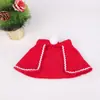 Set de Sombrero y Bufanda Navideña para Mascota Capa Bufanda Navideña para Gato Bufanda para Cuello de Perro Pequeño Accesorios Gato