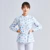 Uniforme de enfermera floral de manga corta para mujer, traje de verano dividido, de manga corta, para residencias de ancianos, madres y bebés, maternidad, niñera, monos de cuidado bucal