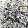 Cuentas Mixtas, Cuentas Sueltas de Vidrio, Cuentas de Arroz, Cuentas de Vidrio Semiacabadas Hechas a Mano para DIY, Accesorios para Joyería Mixtos de 8-10 mm