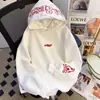Sudadera con capucha nueva de alta calidad 2026, estilo unisex para pareja, con estampados de letras estilo americano, prenda exterior holgada y una sudadera con capucha
