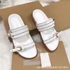 Chinelos Femininos Novo Za Chinelos de Sola Grossa com Fivela Dupla para Mulheres Europeu e Americano Africano Chinelos de Tamanho Grande de Uma Linha