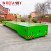 Carro de Plataforma Extendido para Uso en Taller, Transporte de Tubos de Acero y Tablas de Madera, Vehículo sin Rieles con Iluminación Nocturna, Carro Eléctrico de Plataforma Plana con Ruedas de Goma