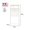 Estantería de Panel Perforado Ensamblaje Sin Taladro Herrajes Combinación de Estante de Escritorio Estantería Metálica de Piso Simple para el Hogar