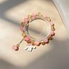 Pulsera de estilo chino de otoño limitada historia de flores alto valor de color cambio de color pulsera femenina menos pulsera de bosque joyería de esmalte coloreado al por mayor