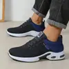 Zapatos Deportivos Casuales de una Pieza para Hombre Transfronterizos Otoño Suela Suave Flyknit Transpirables Tallas Grandes Cómodos Slip-on