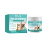 EELJOY Lenços Oculares para Pets Limpeza Suave para os Olhos de Cães e Gatos Diários Lenços Removedores de Manchas de Lágrimas para Pets