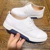 Zapatos de Verano para Hombre Temu Europeos y Americanos Transfronterizos, Zapatos Casuales, Zapatos de Cuero de Moda Estilo Británico, Zapatos para Hombre de Talla Grande con Calados