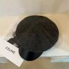 Gorro octogonal de lana de diseñador para mujer, boina pequeña de invierno con diseño de celebridades cibernéticas, elegante, estilo coreano, con ala de cuero sintético, para vendedor de periódicos.