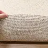 Alfombra de Lana Moderna Nórdica para Sala de Estar y Dormitorio, Tejida a Mano Natural, Simple para el Hogar, Alfombrilla de Piso para Mesita de Noche
