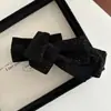 Pinza para Cola de Caballo Exquisita de Doble Capa con Lazo de Purpurina Dorada Estilo Coreano, Pinza Banana para la Parte Trasera de la Cabeza, Pinza para el Cabello Roja de Año Nuevo