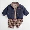 Chaqueta de Algodón Cálida de Invierno para Bebé de un Año Chaqueta Acolchada con Cuello Alto Fresca de Moda Ropa Infantil Súper Elegante para Niños en Invierno