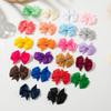 Cross-border 3 polegadas Solid Color Bow Hairpin Amazon Hot Selling Baby Rib Band Duckbill Clip Acessórios para o cabelo