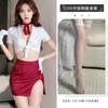 Lingerie Sexy Feminina Puro Desejo Apaixonada Uniforme de Aeromoça Personagem Roupa Sexy Fenda Profunda Seios Pequenos Tentação Pijama 6235