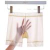 Calcinha short modelador nude quente sem marca anti-luz para segurança feminino seda gel cintura respirável fino senhoras legging quatro cantos atacado