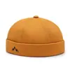 Estilo Nuevo Retro de Primavera y Otoño Sombrero Bordado de Montaña de Terrateniente Sombrero Hip-Hop Baile Callejero Casual al Aire Libre Sombrero Melón sin Visera