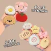 Estilo Coreano Adesivos de Franja Cartoon Doces Adesivos Fofos de Cabelo Solto Femininos Adesivos Mágicos Versáteis Laterais Acessórios de Cabelo de Alta Qualidade Headwear