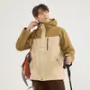 Chaqueta de montaña 3 en 1 para mujer estilo Burton, totalmente sellada térmicamente, para exteriores, cortavientos e impermeable, con abrigo de plumas para hombre