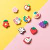 Amuletos Suaves de Goma para Zapatos Piruleta Helado Hebilla para Zuecos Accesorio DIY Hebilla de Instalación Desmontable