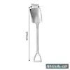 Malla de acero inoxidable 304 personalizada pala para sandía roja pala pala cuchara para remover cuchara para café helado pala de ingeniero venta al por mayor