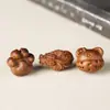 Madera de Melocotón Pata de Gato Accesorios de Pescado Pulsera Tejida Hecha a Mano DIY Accesorios para Pulseras de Cuentas de Oración Budista