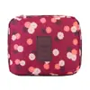 Bolsa de maquillaje personalizada para viaje con cuatro compartimentos, bolsa de almacenamiento multifuncional de gran capacidad para cuidado de la piel, bolsa de tocador portátil de mano