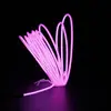 Lâmpada de Linha Luminosa Lâmpada Feita à Mão Modelo de Material Neon DIY Lâmpada LED Mini Fio de Ferro Fino Cordão de Lâmpada de Luz Fria