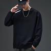 [Entrega Rápida] Suéter Masculino Gola Redonda Estampado Primavera e Outono Novo Solto Manga Longa Pulôver Fashion Casual Camisa Base Tendência