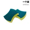 Bloque de Esponja para Lavar Platos, Estropajo, Herramienta Mágica de Limpieza para Cocina, Paño de Cocina Grueso Duradero de Doble Cara, Limpiador de Ollas, Esponja Mágica Limpiadora