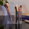 Porta lapices para sombras de ojos y labiales, caja organizadora transparente de acrílico, contenedor de almacenamiento para cosméticos y papelería