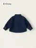 Ropa de Primavera y Otoño para Niños You Bao Chaqueta Infantil Bloque de Color Elegante para Niña Chaqueta Vaquera Holgada para Bebé Ropa de Otoño para Niño