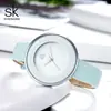 Relógio Feminino Shengke Shengke Elegante Simples com Pulseira Relógio de Quartzo à Prova d'Água K0084 Novo Produto Transfronteiriço