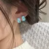 Pendientes de diseño nicho Corea del Sur primavera y verano pendientes simples de personalidad