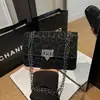 Bolsas de Estilo Coreano de Alta Apariencia para Mujer, Nuevas Bolsas Cuadradas Pequeñas con Textura de Cadena de Moda, Bolsos de Hombro y Axila de Nicho Tendencia y Estilo