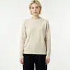E-commerce Transfronteiriço da Amazon Marca da Moda MAX Autêntico Mesmo Estilo Cor Sólida Gola Redonda Solto Versátil Feminino Suéter Malha