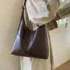 Bolso de axila retro de gran capacidad para mujer, nuevo bolso tote de moda coreana 2026, bolso de hombro versátil para el día a día