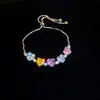 Pulsera de flor redonda con cierre de circonita, lujo ligero, alta gama, pulsera exquisita con un diseño elegante, versátil y a la moda, venta al por mayor
