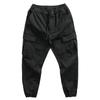 Novedad Otoño Microelástico Con Cordones Pie-dedo Pantalones Cargo Outdoor Modernos Lavado Vintage Caqui Casual Sueltos para Hombre