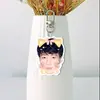 Li Ming Acrílico Blanco Trasero Llavero Doble Cara Colgante Bolsa Colgante Mochila Colgante Merchandising de Celebridades Personalizable con Tu Propia Imagen