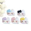 Novo Bolo de Noiva Macaron Sobremesa Sorvete Comida 3D Brinquedo Resina Ornamento DIY Presilha de Cabelo Acessório de Cabelo Acessórios