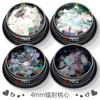 4mm Pêssego Coração Amor Em Forma De Coração Ultra-fino Nail Art Lantejoulas Flash Em Forma De Coração Patch Nail Art Adesivos Flash Diamond Glow Em Pó