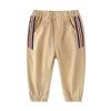 Pantalones casuales para niños, primavera y otoño de 2024, nuevos pantalones de moda coreanos, pantalones casuales para bebés, ropa infantil de comercio exterior transfronterizo