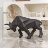 Decoração de vaca de Wall Street de alta qualidade, mascote, moderno, simples, armário de TV, decoração de escritório, artesanato em resina