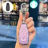 Cubierta Especializada para Llave de Ford Focus para Kuga, Fiesta, Ecosport y Mondeo Carcasa de Control Remoto Inteligente con Hebilla para Mujeres