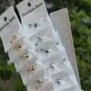 Joyería para Piercing de Acero Inoxidable Pendientes Completos de Diamante Mini Pendientes de Diamante Esférico No se Desvanecen Tapones para Orejas Envío Gratis