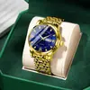 Reloj de Hombre Reloj de Alta Gama Todo Fósforo Calendario Doble Temperamento Esfera Grande Tendencia HD Reloj de Cuarzo para Hombre Venta al por Mayor Directa