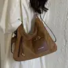 Bolso de mujer vintage, nuevo modelo 2025, mochila, mochila para el trabajo, bolso versátil de hombro y cruzado, bolso tote de gran capacidad
