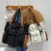 Bolsa para el Viaje Diario por la Mañana para Mujer, Gran Capacidad, Adecuada para Estudiantes Universitarios, de un Solo Hombro Cruzada, Estilo Americano, Bolsa Casual Ligera, Bolso Tote Vintage