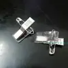 Clip de Pegamento Transparente Doble Uso Certificado de Metal con Pasador Clip de Hierro Tarjeta de Pecho de Plástico Clip de Pecho para Niños Bebé