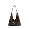 Bolso Tote de Cuero Suave Estilo Coreano con Tachuelas Moda de Nicho Nuevo para el Trabajo Gran Capacidad Bolso de Hombro Bolso de Mano para Mujer
