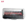 Novo conjunto de bits Torx de aço S2, T5-T40, bit tipo estrela Torx de cabeça única, haste hexagonal, para parafusadeiras elétricas